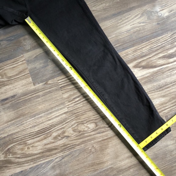 Trave Lawson Slim Full Length Pant Jeans Paint It Black Size 28 - Picture 15 of 15